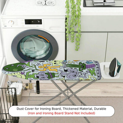 1-Piece Colorful Fun  Ironing Board Cover, Universal Size, Without Board