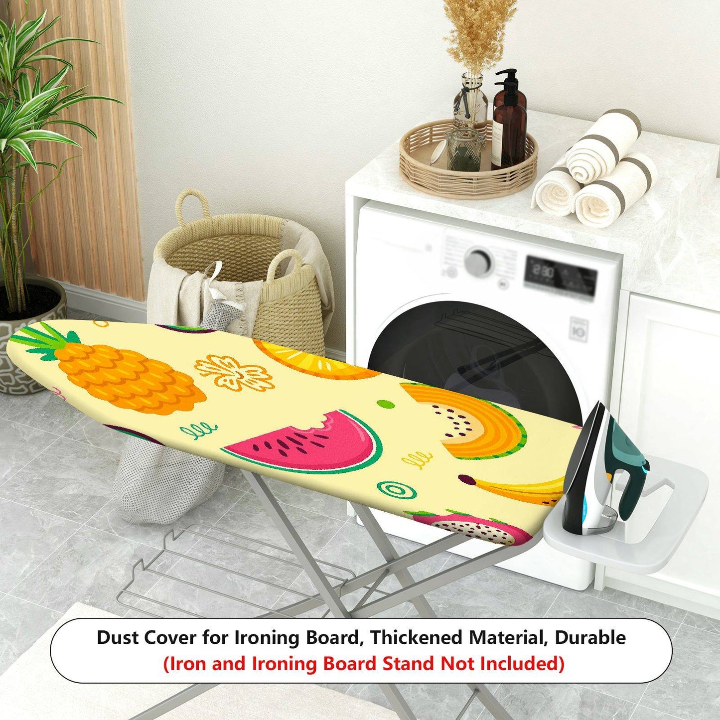 1-Piece Fruit Tropical Colorful  Ironing Board Cover, Universal Size, Without Board