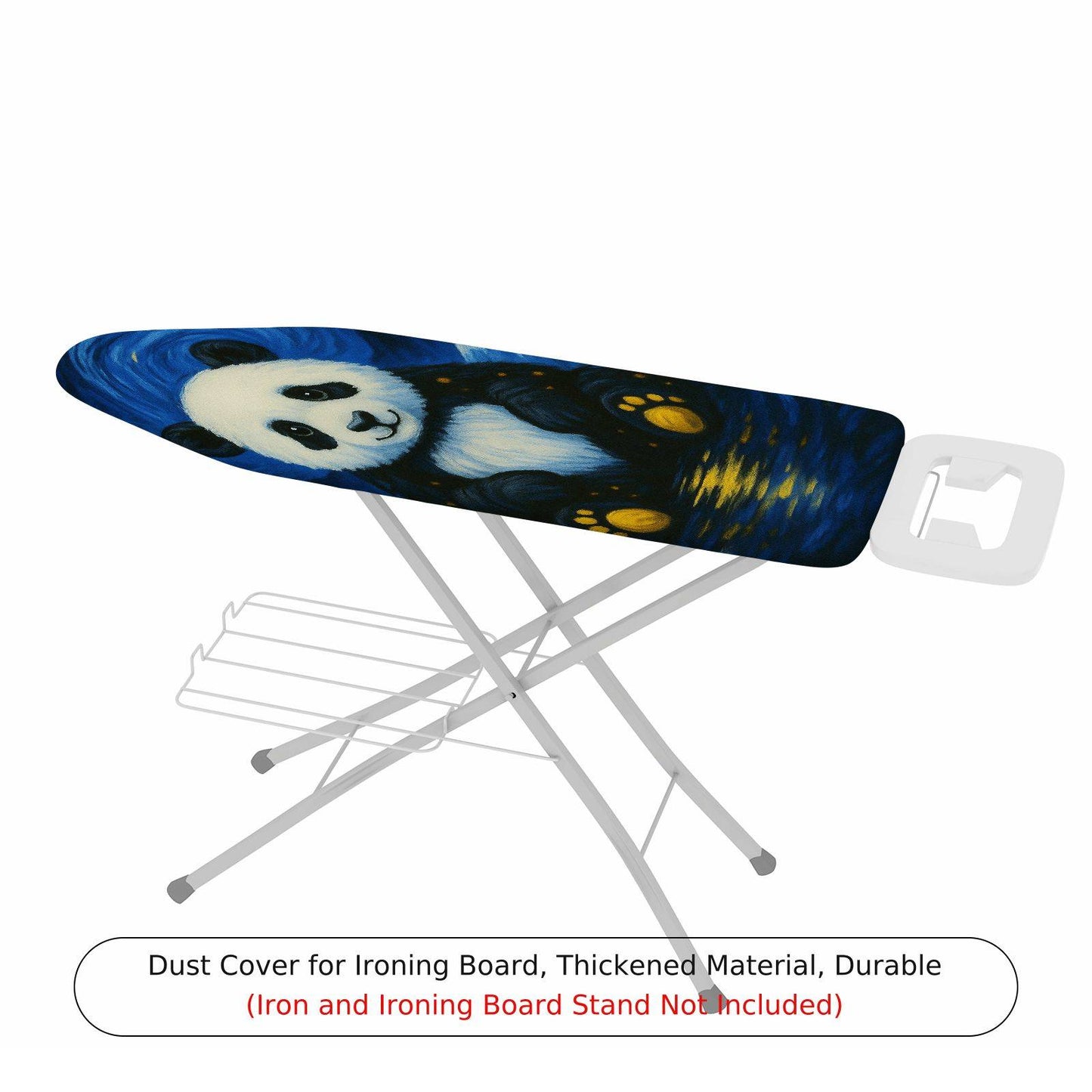 1-Piece Panda Starry Night Fun  Ironing Board Cover, Universal Size, Without Board
