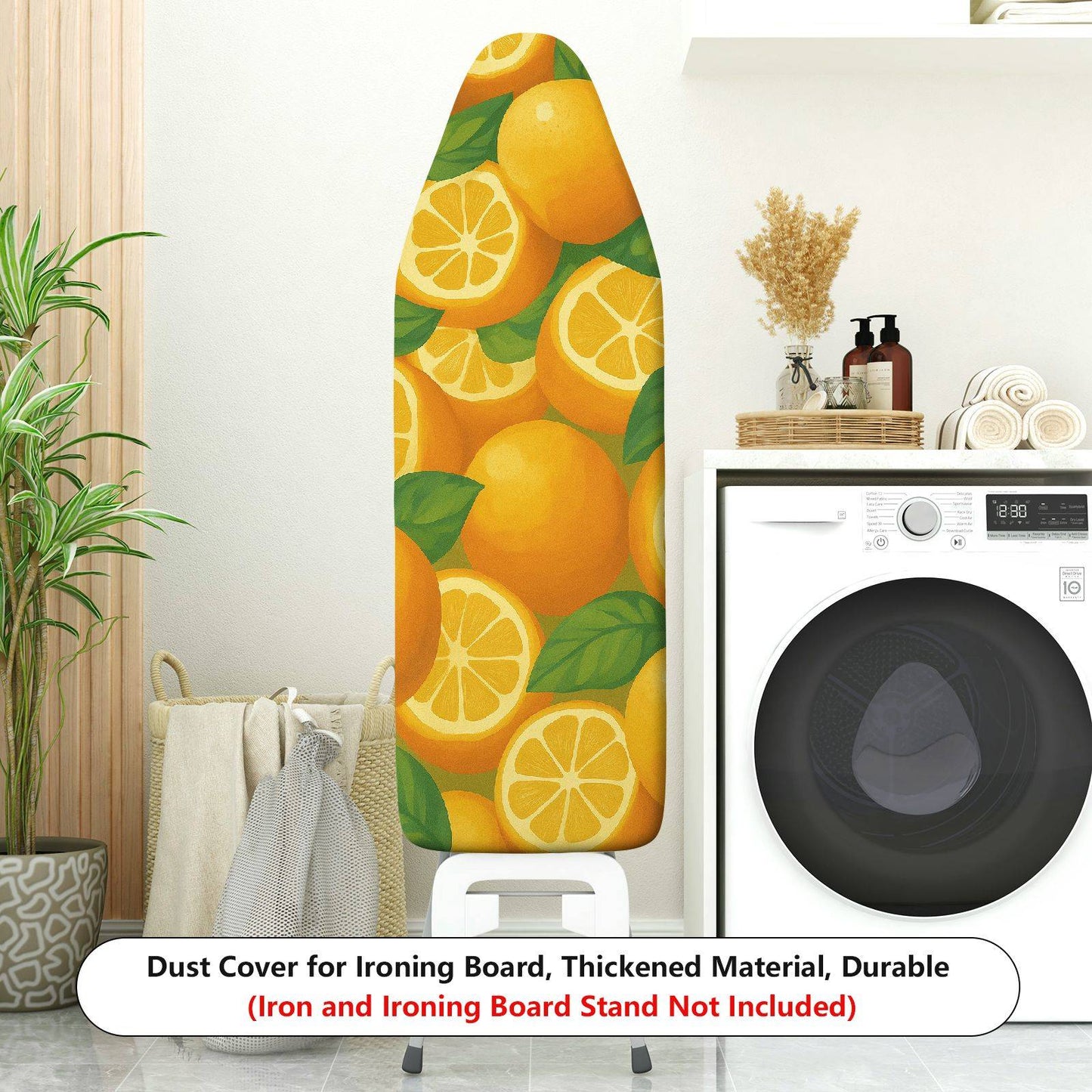 1-Piece Fruit Citrus Lemon  Ironing Board Cover, Universal Size, Without Board