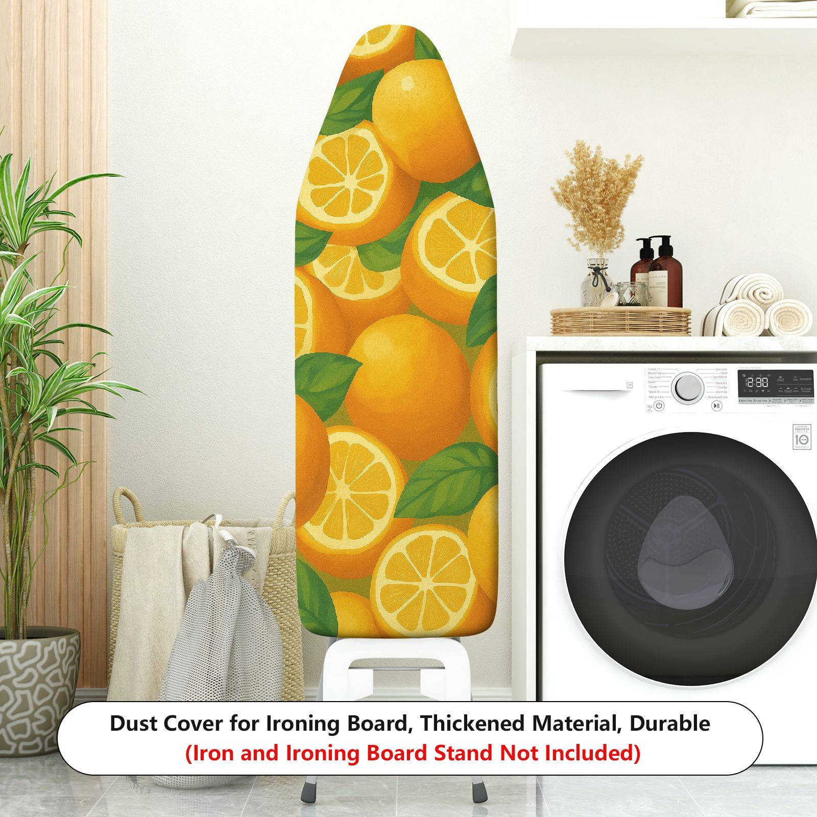1-Piece Fruit Citrus Lemon  Ironing Board Cover, Universal Size, Without Board