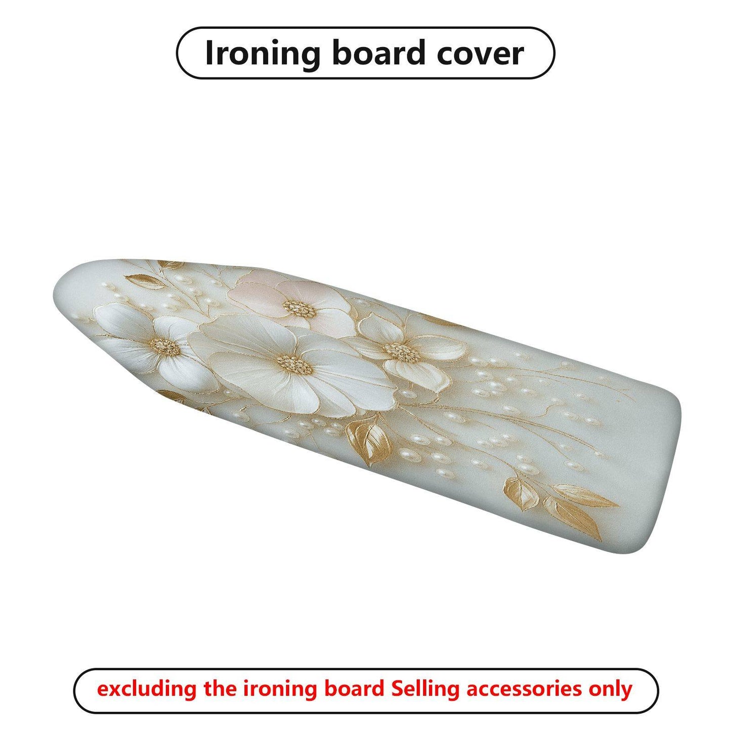 1-Piece Floral Elegant Vintage  Ironing Board Cover, Universal Size, Without Board