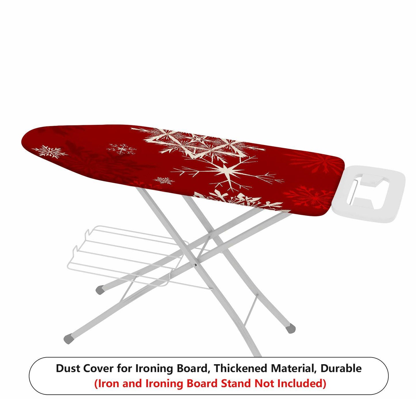 1-Piece Christmas Snowflake Red  Ironing Board Cover, Universal Size, Without Board