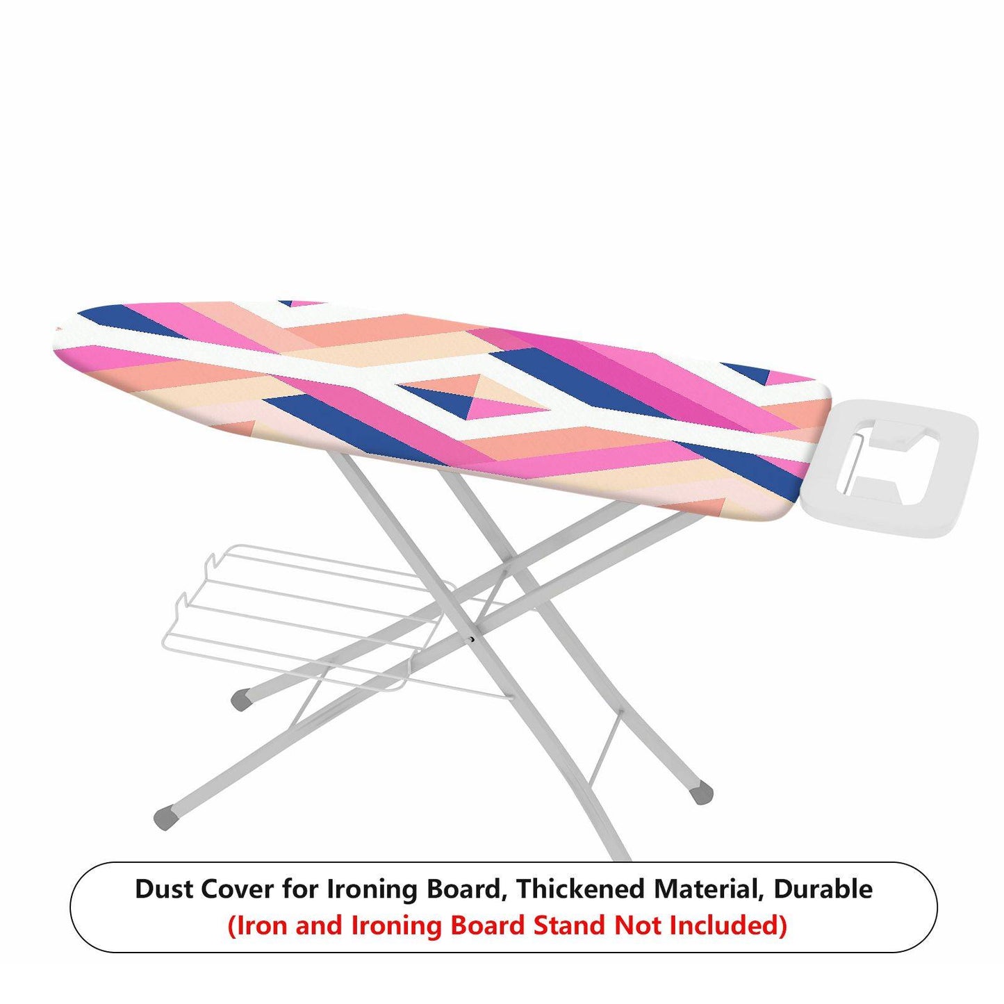 1-Piece Abstract Geometric Colorful  Ironing Board Cover, Universal Size, Without Board