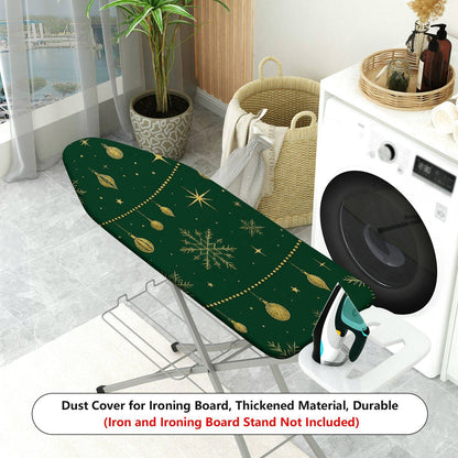 1-Piece Christmas Snowflake Ornament  Ironing Board Cover, Universal Size, Without Board