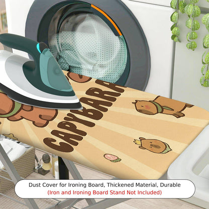 1-Piece Capybara Cute  Ironing Board Cover, Universal Size, Without Board