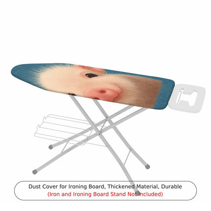 1-Piece Cute Pig Animal Blue  Ironing Board Cover, Universal Size, Without Board