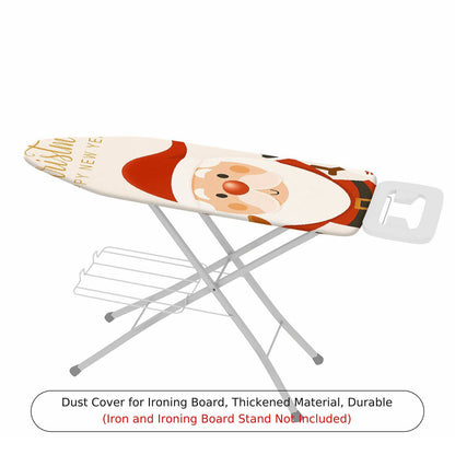 1-Piece Christmas Santa HappyNewYear  Ironing Board Cover, Universal Size, Without Board
