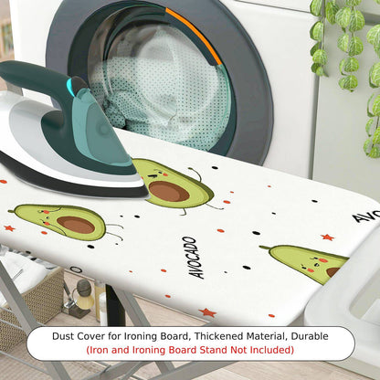 1-Piece Avocado Pattern Cute  Ironing Board Cover, Universal Size, Without Board