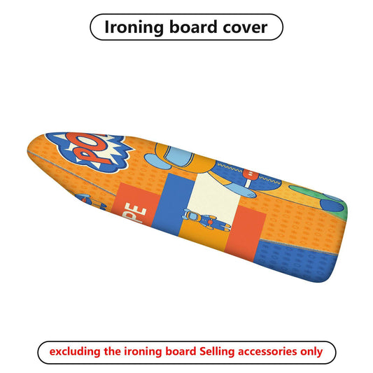 1-Piece Robot Fun  Ironing Board Cover, Universal Size, Without Board