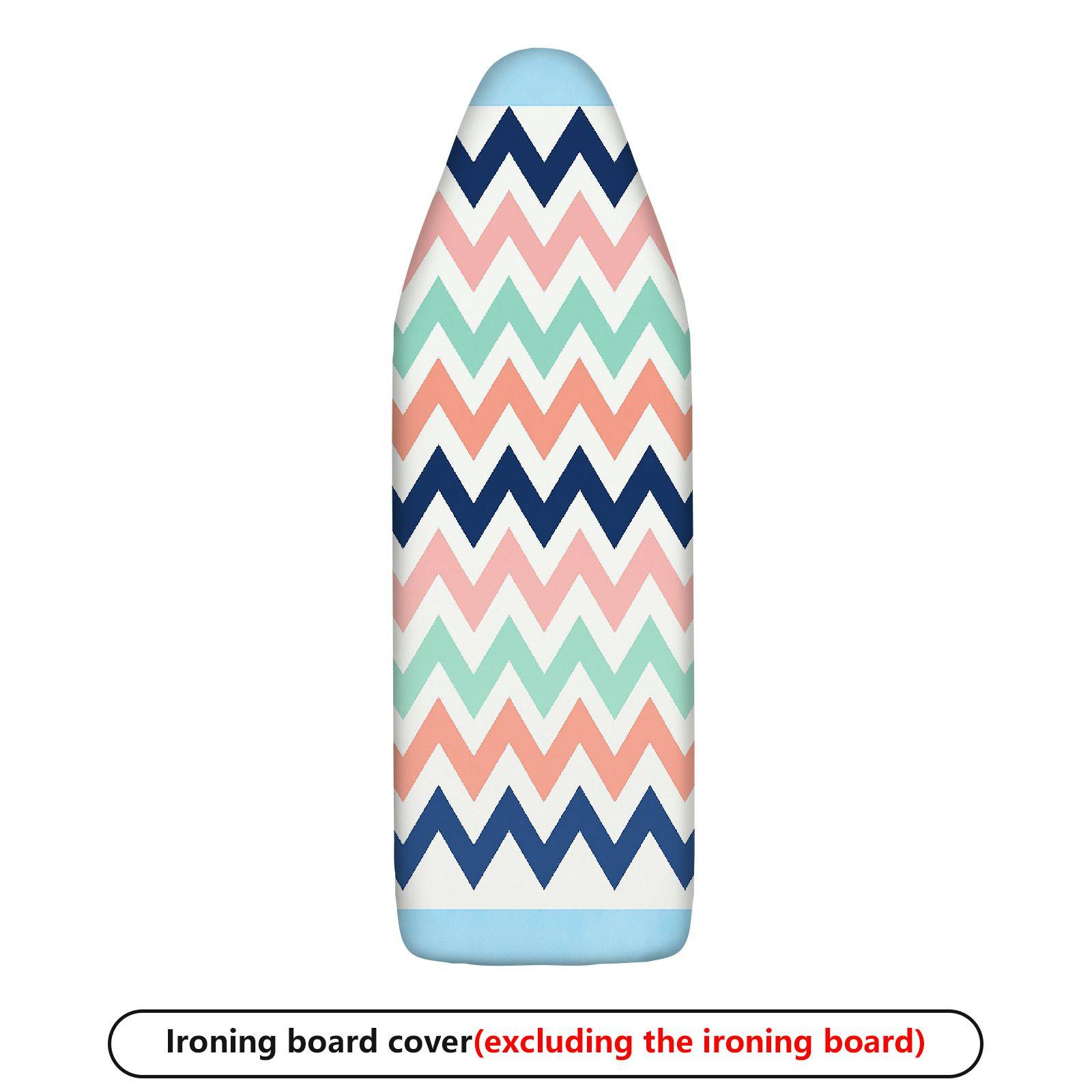 1-Piece Zigzag Chevron Pattern Colorful  Ironing Board Cover, Universal Size, Without Board