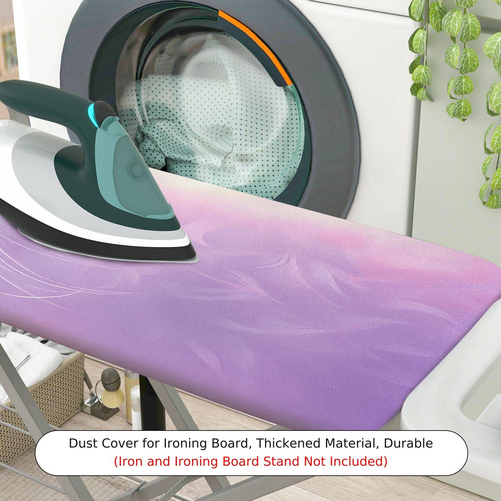 1-Piece Cute Cat Purple  Ironing Board Cover, Universal Size, Without Board
