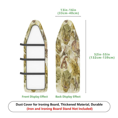 1-Piece Dinosaur Fossil Pattern Beige Verdant  Ironing Board Cover, Universal Size, Without Board