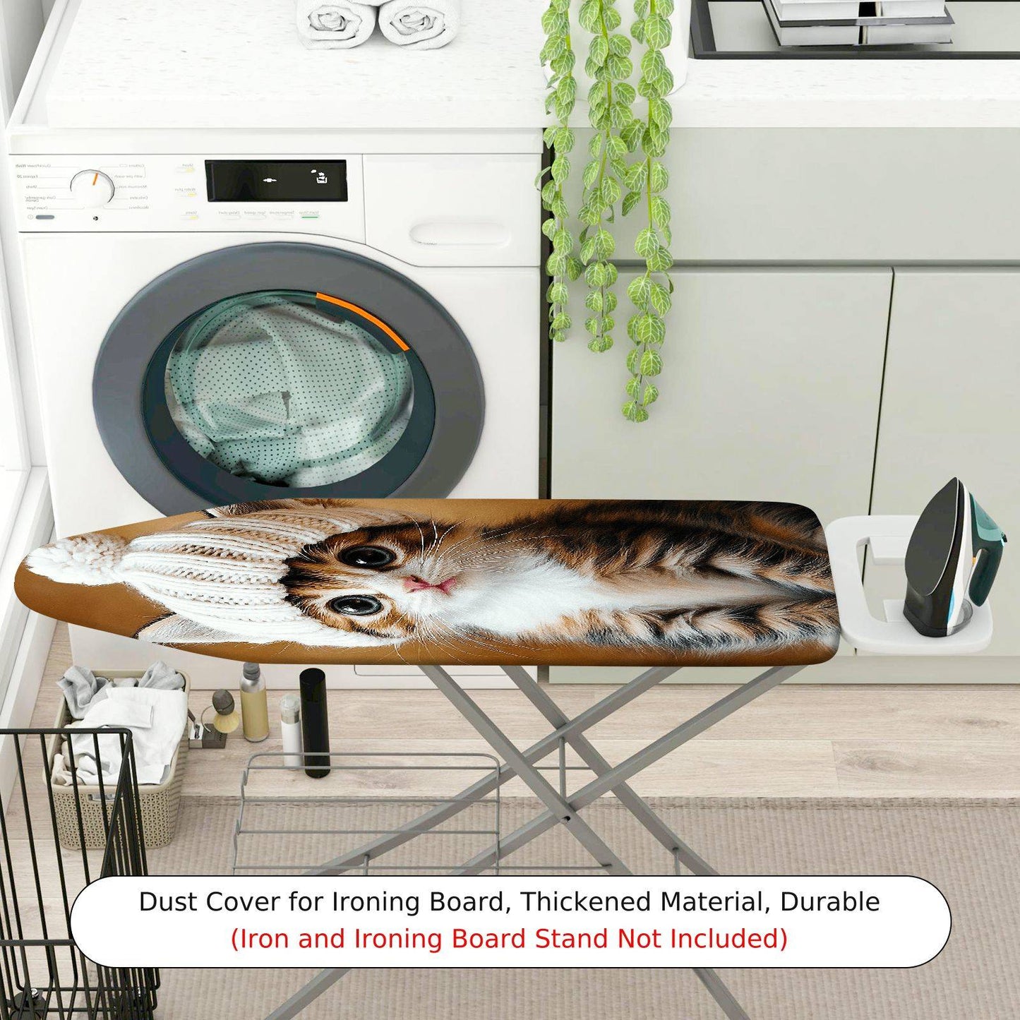 1-Piece Cute Cat Knit Cap  Ironing Board Cover, Universal Size, Without Board