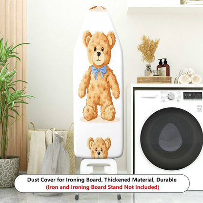 1-Piece Teddy Bear Bow Cute  Ironing Board Cover, Universal Size, Without Board