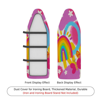 1-Piece Rainbow Colorful Fun  Ironing Board Cover, Universal Size, Without Board