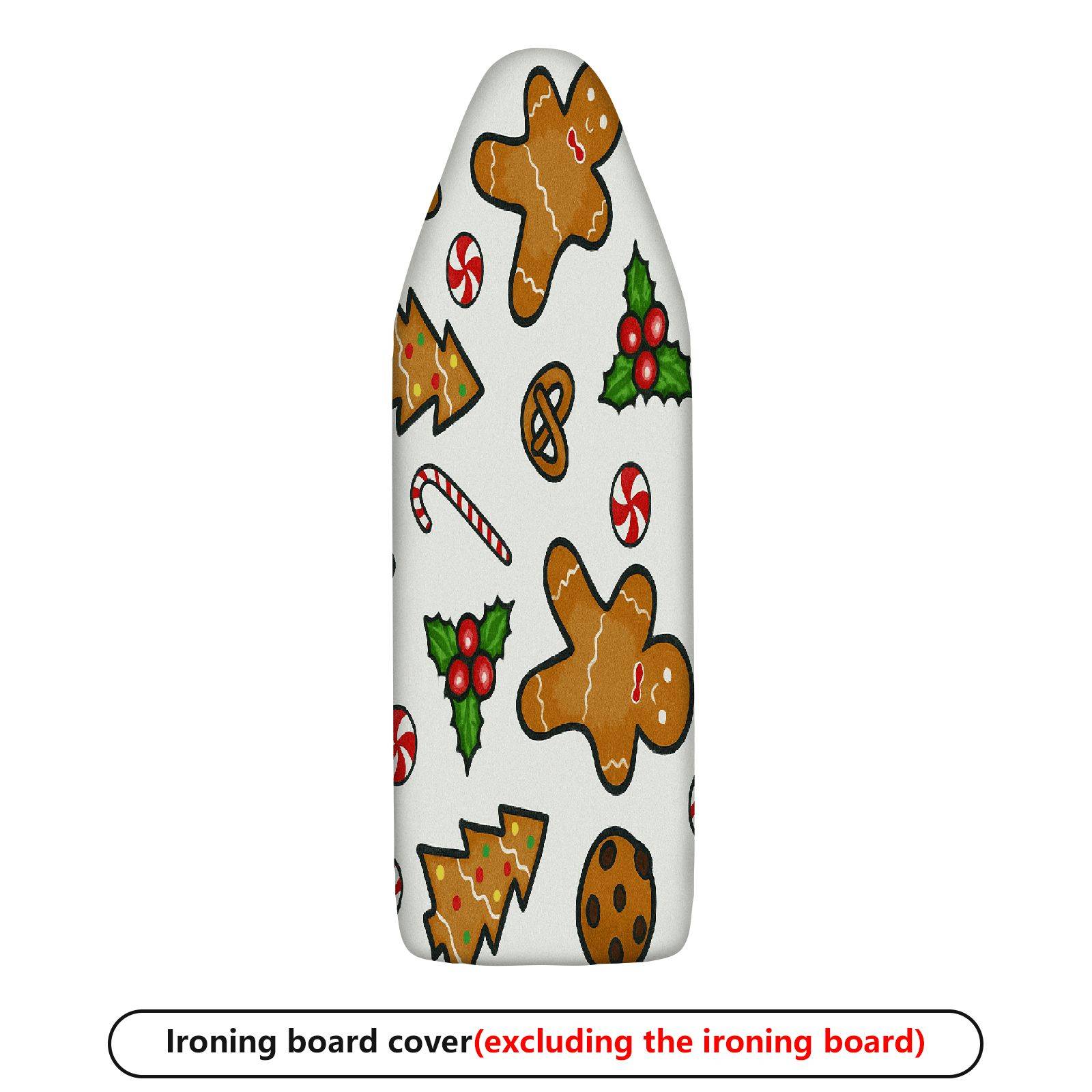 1-Piece Christmas cookies gingerbread holiday  Ironing Board Cover, Universal Size, Without Board