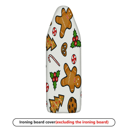 1-Piece Christmas cookies gingerbread holiday  Ironing Board Cover, Universal Size, Without Board