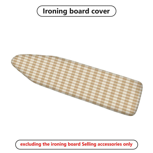 1-Piece Plaid Checkered Simple  Ironing Board Cover, Universal Size, Without Board
