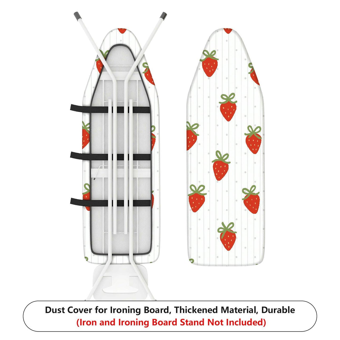 1-Piece Strawberry Pattern Cute Fresh Style  Ironing Board Cover, Universal Size, Without Board