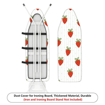 1-Piece Strawberry Pattern Cute Fresh Style  Ironing Board Cover, Universal Size, Without Board