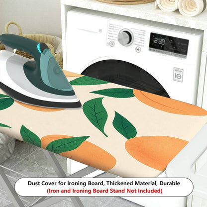 1-Piece Fruit Orange Leaves Pattern  Ironing Board Cover, Universal Size, Without Board