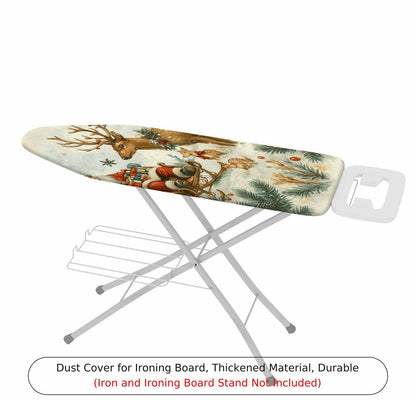 1-Piece Christmas Santa Reindeer  Ironing Board Cover, Universal Size, Without Board