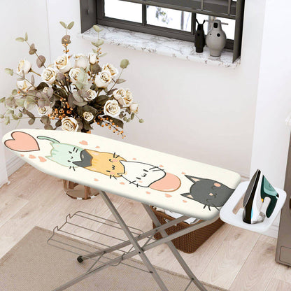 1-Piece Cute Cat Heart  Ironing Board Cover, Universal Size, Without Board