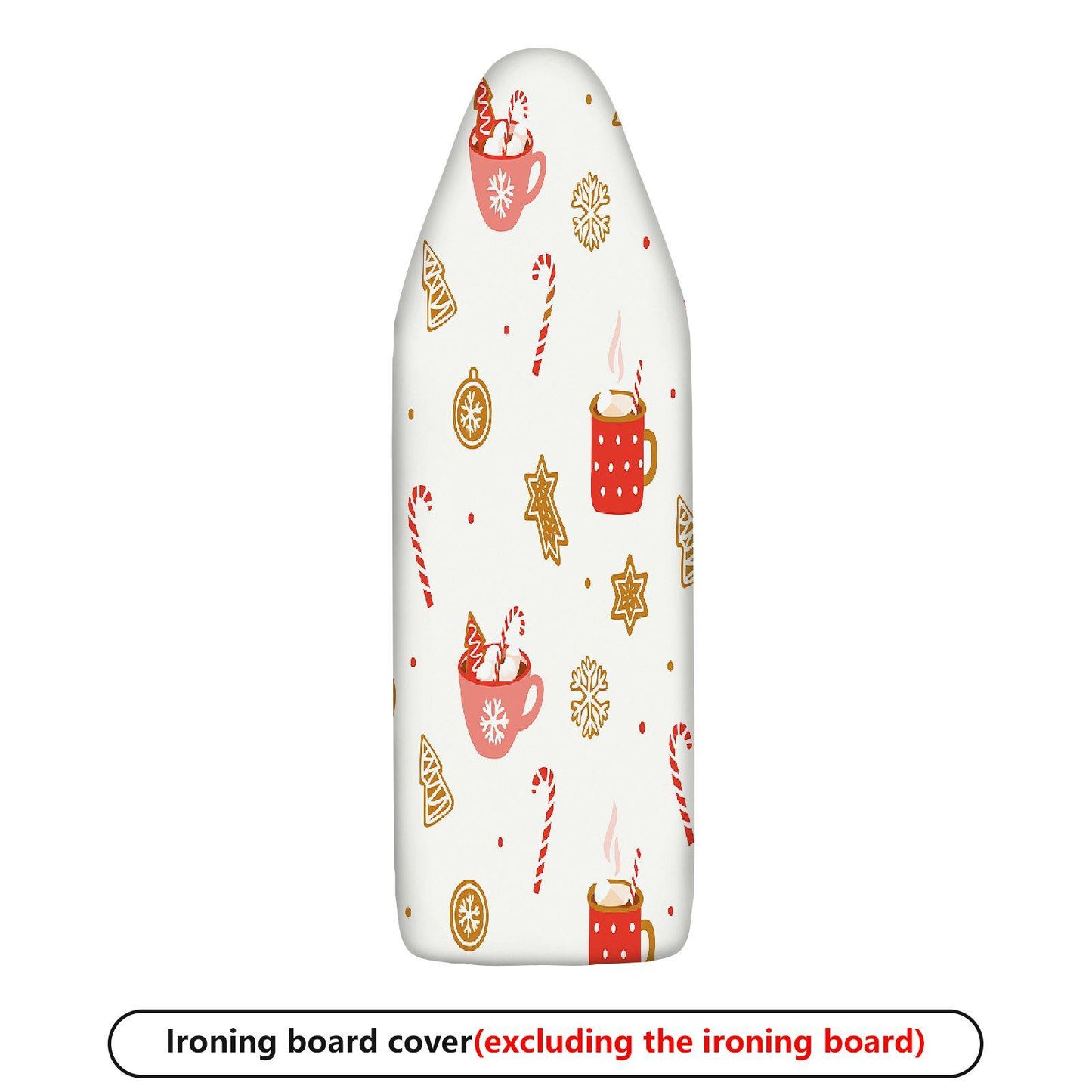 1-Piece Christmas Candy Mug Star  Ironing Board Cover, Universal Size, Without Board