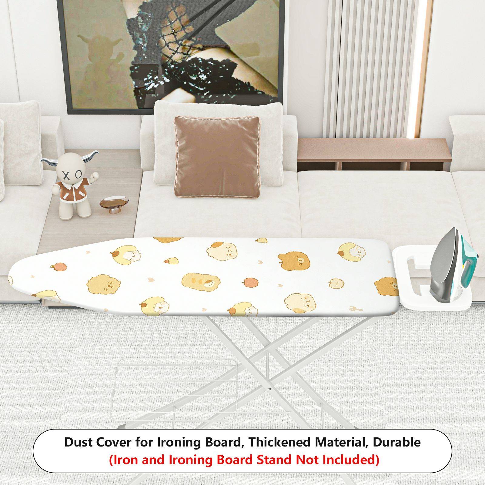1-Piece Animal Fruit Cute  Ironing Board Cover, Universal Size, Without Board