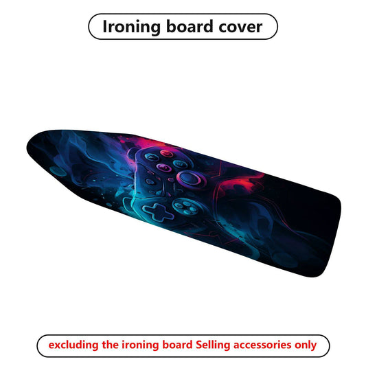 1-Piece Abstract Art Gaming Console  Ironing Board Cover, Universal Size, Without Board