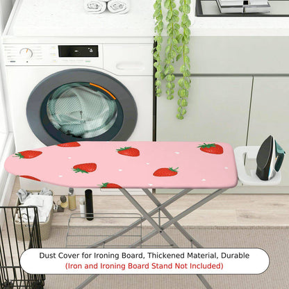 1-Piece Strawberry Pink Cute  Ironing Board Cover, Universal Size, Without Board