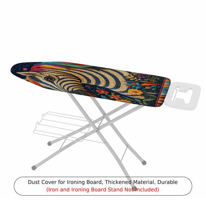 1-Piece Zebra Floral Colorful  Ironing Board Cover, Universal Size, Without Board