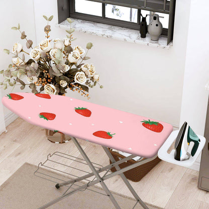 1-Piece Strawberry Pink Cute  Ironing Board Cover, Universal Size, Without Board