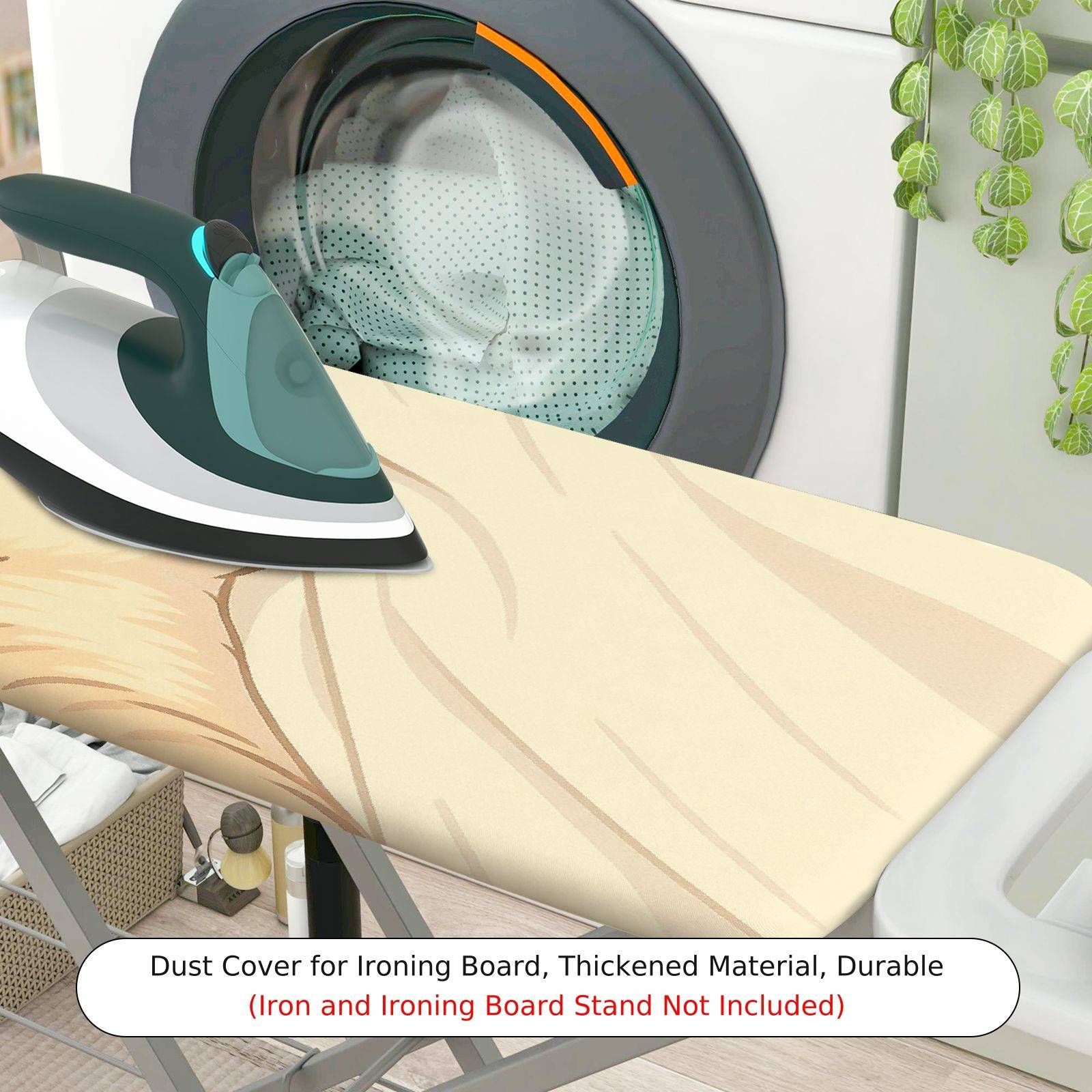 1-Piece Cat  Fun  Ironing Board Cover, Universal Size, Without Board