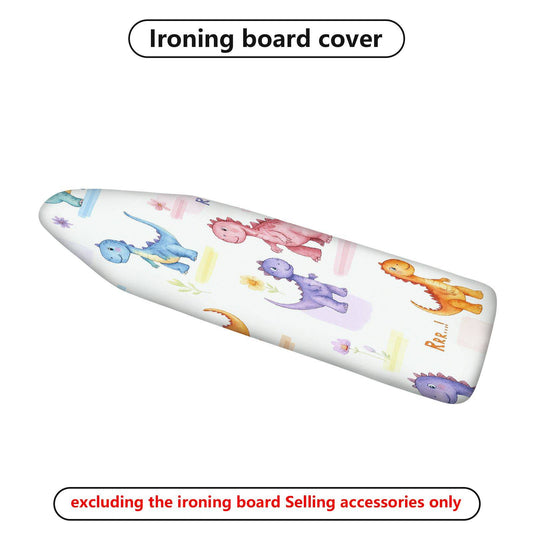 1-Piece Colorful Dinosaur  Cute  Ironing Board Cover, Universal Size, Without Board