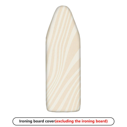 1-Piece Beige Stripe Pattern Classic Modern  Ironing Board Cover, Universal Size, Without Board