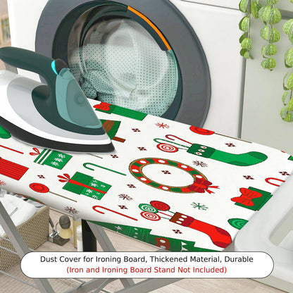 1-Piece Christmas Stockings Ornaments  Ironing Board Cover, Universal Size, Without Board