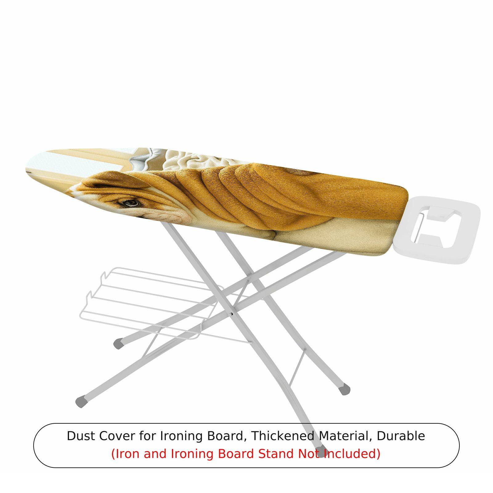 1-Piece Dog Beige Cozy  Ironing Board Cover, Universal Size, Without Board