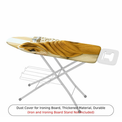 1-Piece Dog Beige Cozy  Ironing Board Cover, Universal Size, Without Board