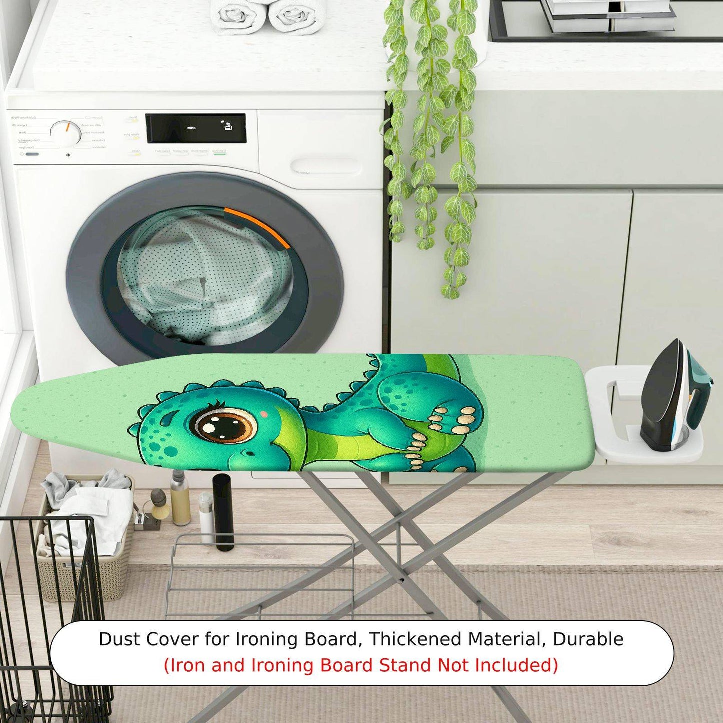 1-Piece Dinosaur  Cute  Ironing Board Cover, Universal Size, Without Board