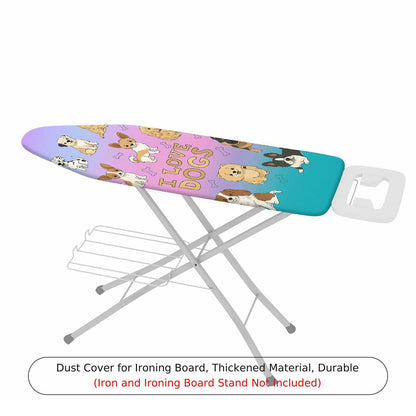 1-Piece Dog Love Cute Pet  Ironing Board Cover, Universal Size, Without Board