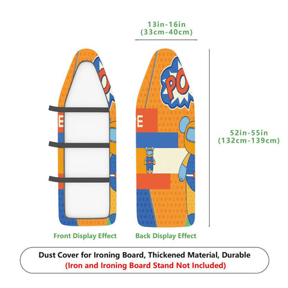 1-Piece Robot Fun  Ironing Board Cover, Universal Size, Without Board