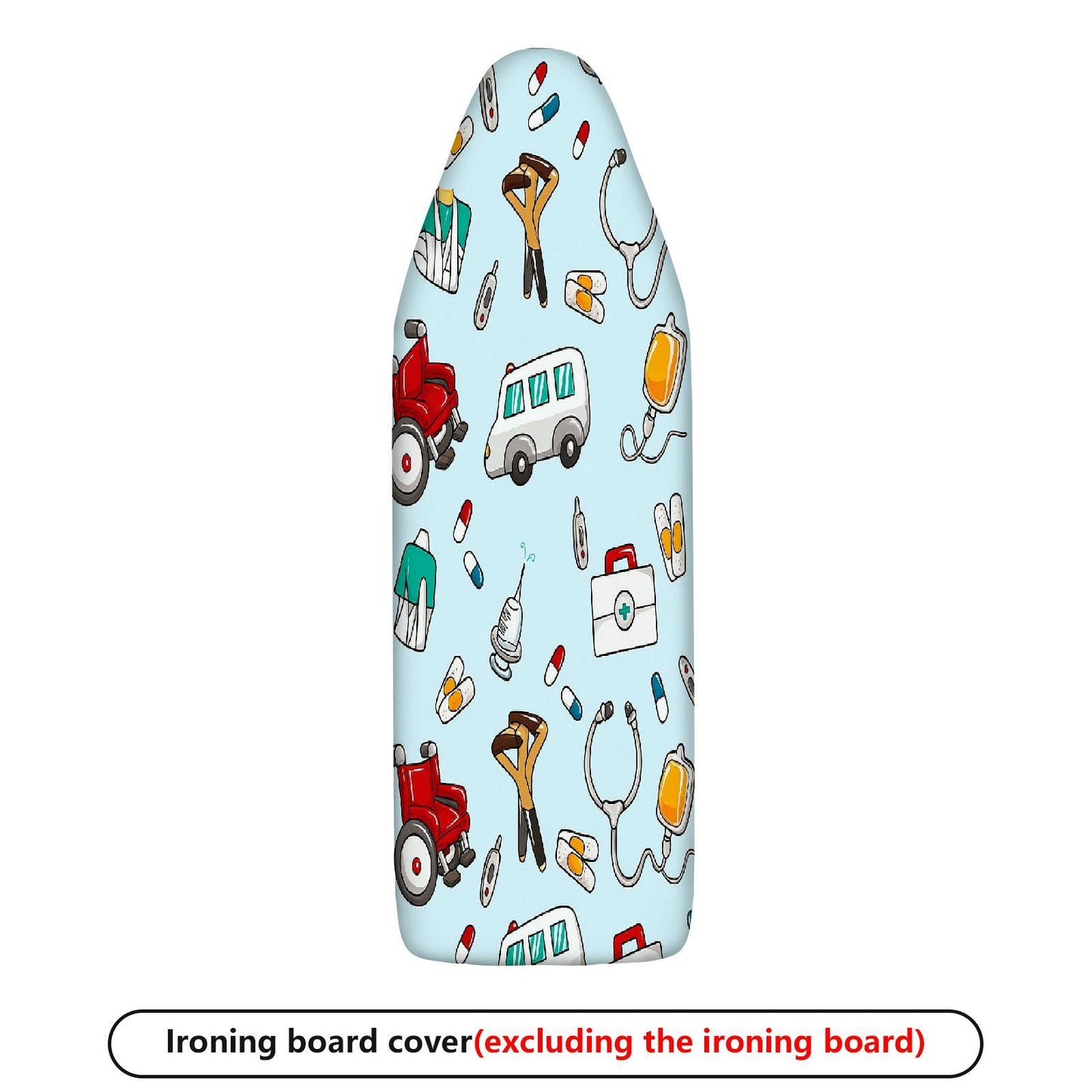 1-Piece Medical  Fun  Ironing Board Cover, Universal Size, Without Board
