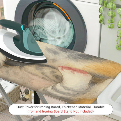 1-Piece Cute Kitten Animal Artistic  Ironing Board Cover, Universal Size, Without Board