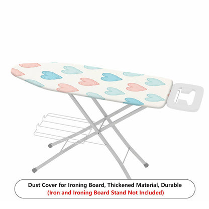 1-Piece Heart Pattern Cute Pastel  Ironing Board Cover, Universal Size, Without Board