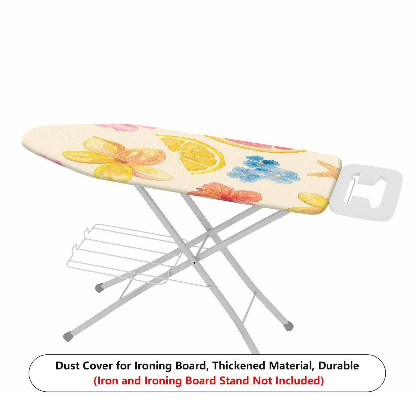 1-Piece Floral Fruit Tropical  Ironing Board Cover, Universal Size, Without Board