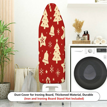 1-Piece Christmas Tree Bell Snowflake  Ironing Board Cover, Universal Size, Without Board