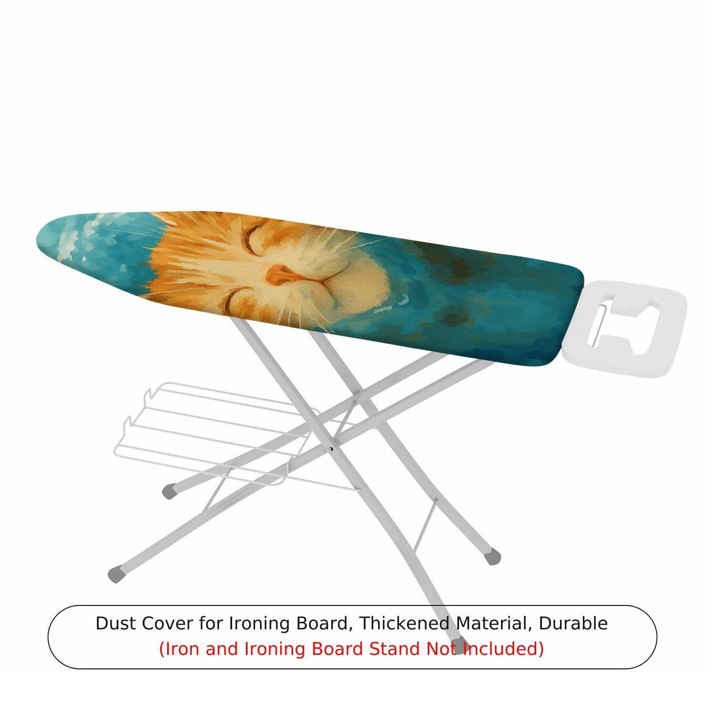 1-Piece Cat Pattern Cute Art  Ironing Board Cover, Universal Size, Without Board