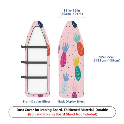 1-Piece Tropical Fruit Colorful Dots  Ironing Board Cover, Universal Size, Without Board
